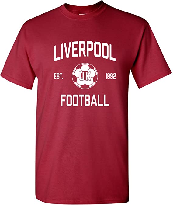 Liverpool Classic Arch Cup Home Soccer Football Tee